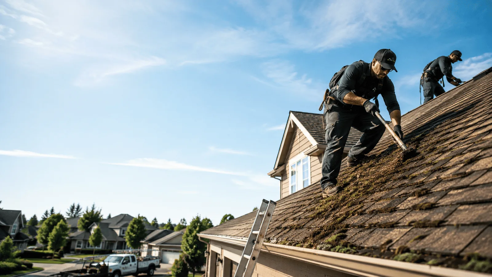 Roof Moss Removal in Del Valle, TX near me
